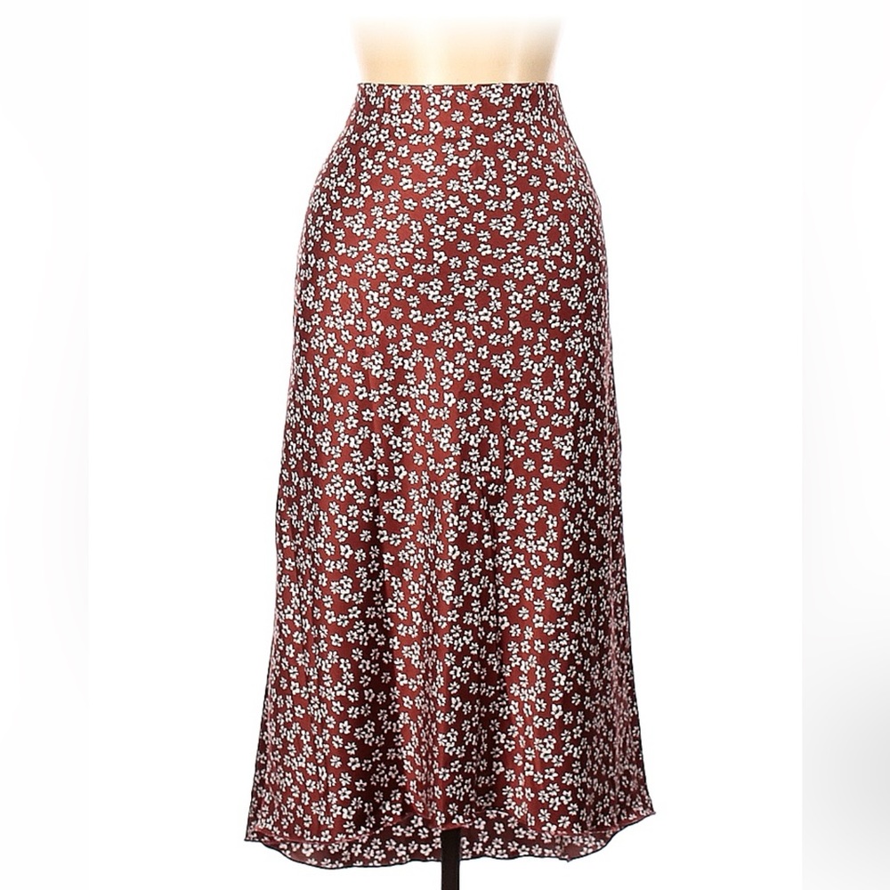 Abercrombie & Fitch Floral Silk skirt